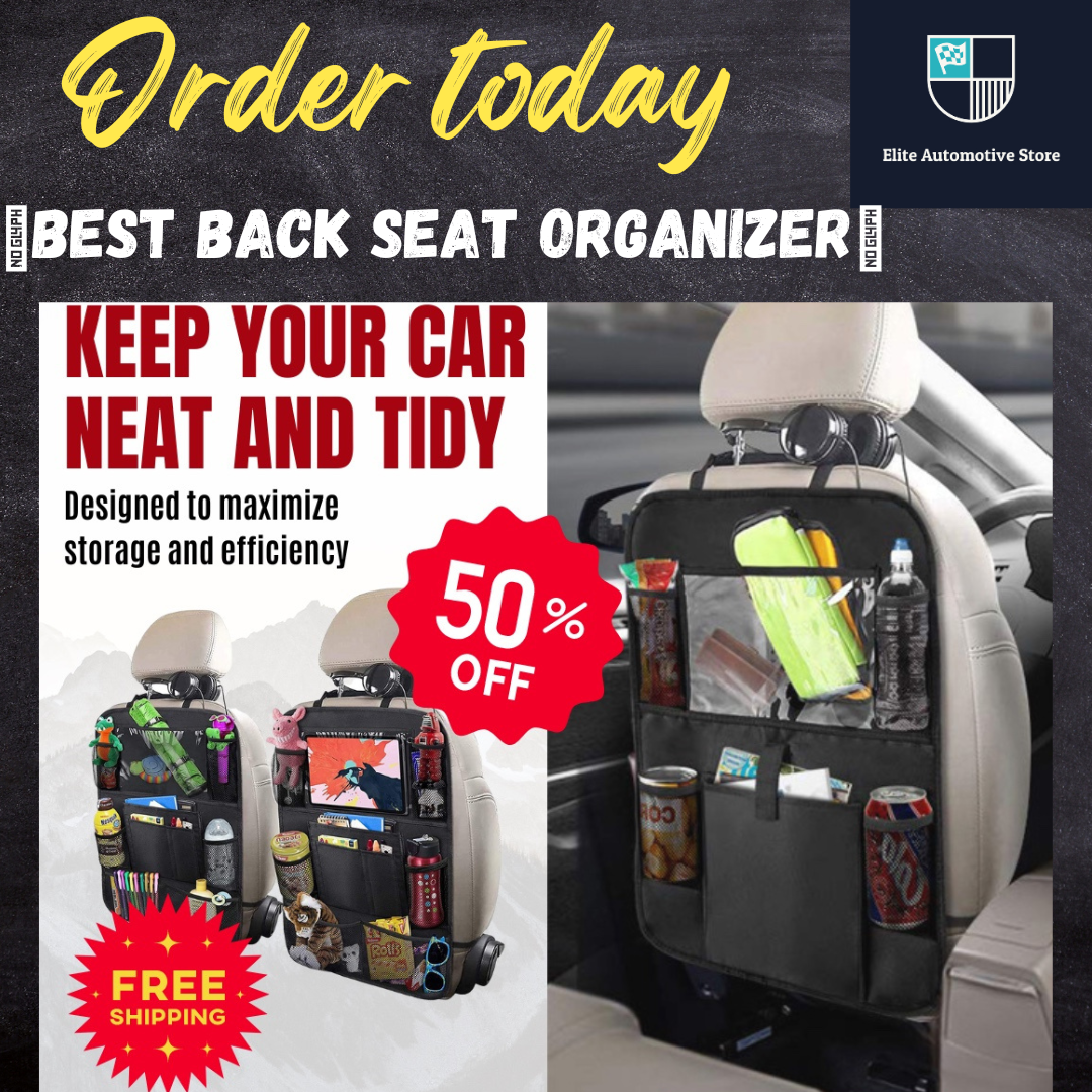 Car Back Seat Organizer