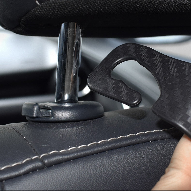 Car headrest hook